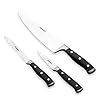Cuisinart-Classic-Forged-High-Carbon-Stainless-Steel-full-tang-Triple-Rivet-Knife-Set-With-Black-Blade-CoverShealths-3-Piece Cuisinart Classic Forged High-Carbon Stainless Steel full-tang Triple Rivet Knife Set With Black Blade Cover/Shealths (3-Piece)