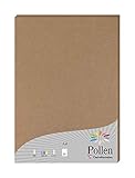 Inhalt: 1 Pack à 25 Blätter. Die Blätter sind alle identisch. Farbe: Kraft Natur