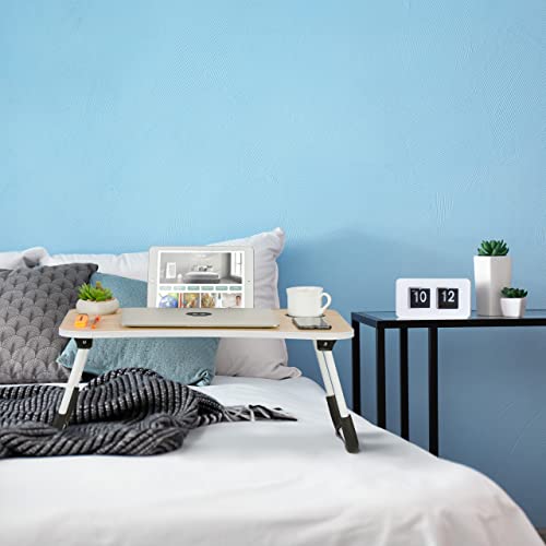 Table lit et canapé ordinateur portable support plateau de lit 26x63 cm