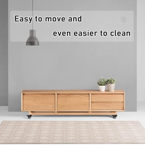 4 Stück 50mm Möbelrolle, M8 X 25mm Rollen mit Bremse, Rollen für Möbel 2 mit Bremse Bis Zu 70 KG (Pro Rolle) 360 Grad Lenkrollen für den Transport/Laufrollen für Geräte Und Möbel