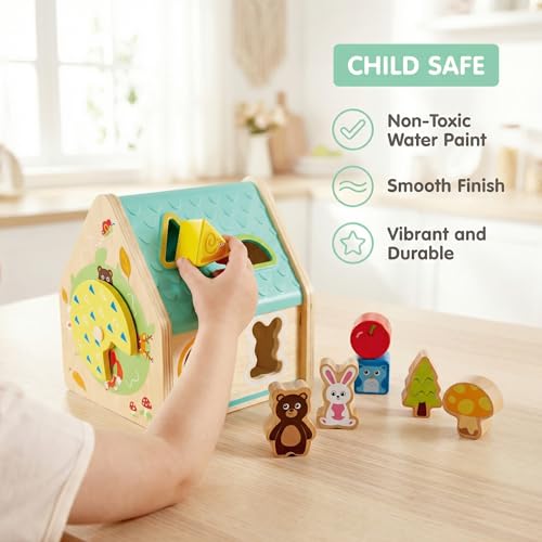 Image of Hape Critter House Shape Sorter