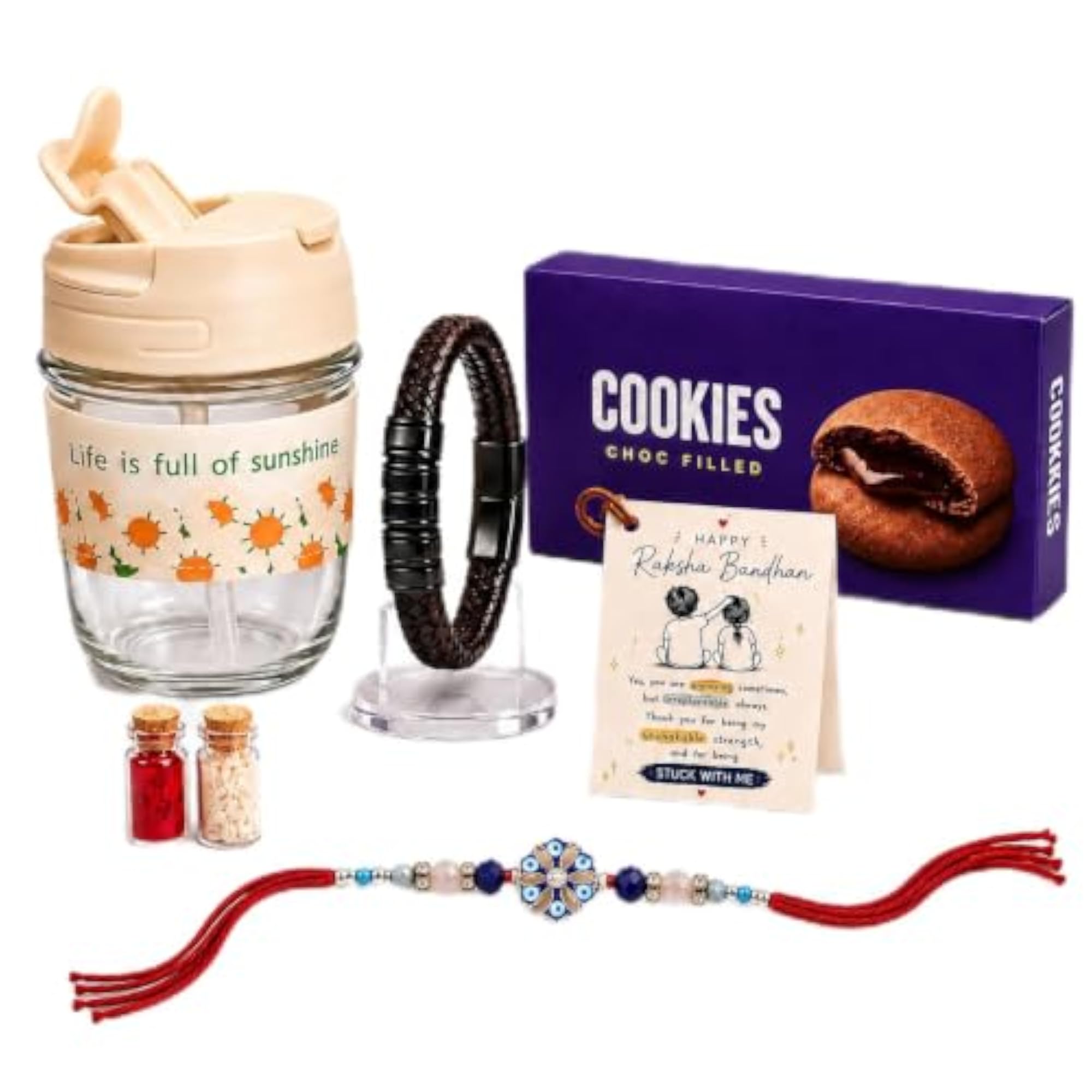PURV CREATIONS Rakhi Gift Set for Brother, The Cool Dude Box