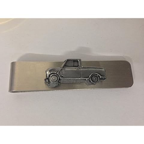 Stainless Steel Money Clip with Mini Pick Up Emblem Cover