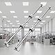 VEVOR Linearführungsschienen-Set, SFC16 1000 mm, 2 Stück 39,4 Zoll/1000 mm SFC16-Führungsschienen, 4 Stück SC16-Gleitblöcke, 4 Stück Schienenstützen, Linearschienen und Lagersatz für automatisierte Ma