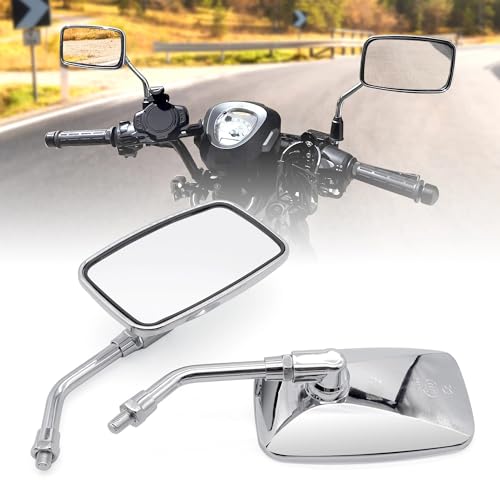 Espejo retrovisor de moto Shadow cuadrado que elimina los puntos ciegos en la VT