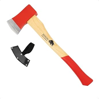 Bison Splitting Hatchet 1250 g, Effortless Split Medium Wood Pieces and Firewood, 500 mm Ash Handle, Particularly Robust &amp; St