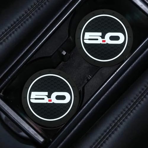 Portavasos para carro set 2 piezas 5.0 goma redondo miniatura 2