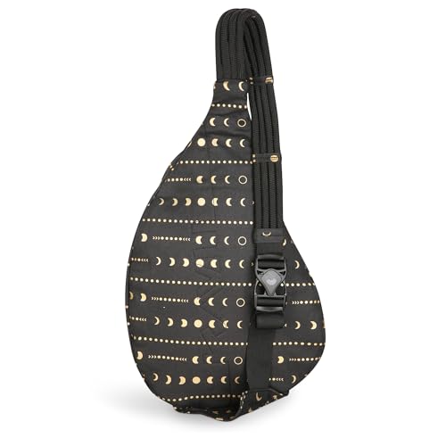 Image of KAVU Rope Sling Bag - Large Crossbody Bags for Women & Men | Hands Free, Cross Body for Travel, Hiking & Everyday Carry, with Padded Back, Adjustable Rope Strap & Cotton Canvas
