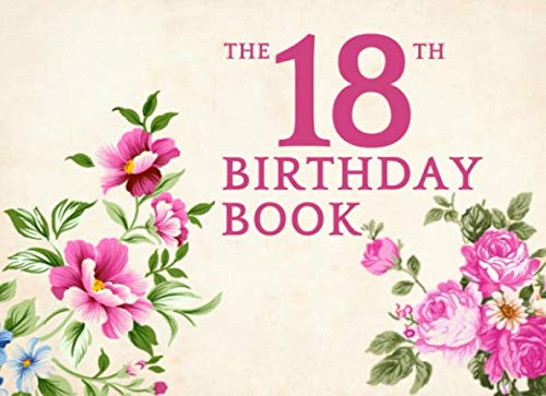 The 18th Birthday Book: A memory notebook for friends and family to celebrate birthdays by signing in to the party and wish them a happy birthday.