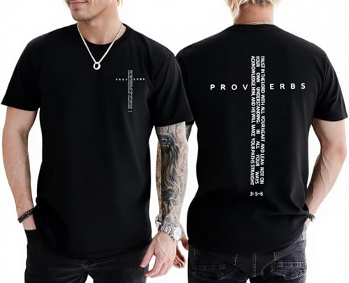 Image of Christian Shirts for Men Jesus Cross Shirt Religious Faith T Shirts