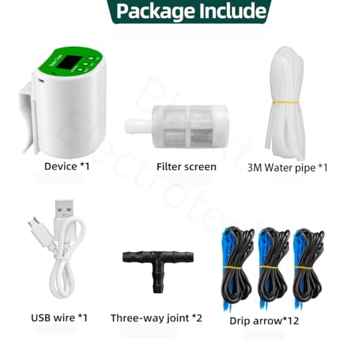 Image of Blackt Electrotech BT29ADI Plant Drip Watering System, USB Rechargeable, 12 Indoor Plants, Automatic Timer (1)