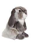 Gipsy - 070359 - Peluche - Lapin Bélier - Gris - 18 Cm