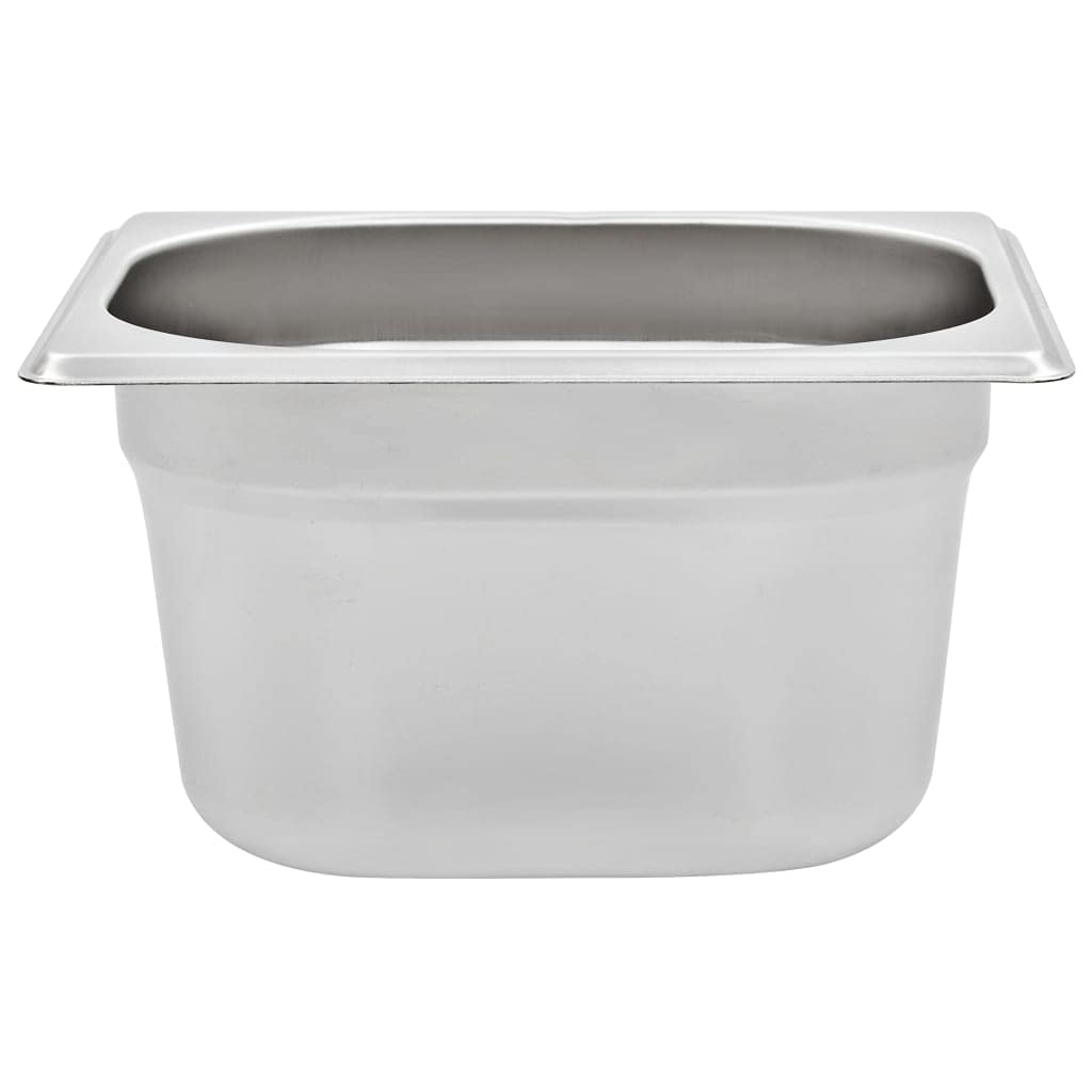 Bandejas Gastronorm 12 unidades GN 1/6 100 mm acero inoxidable ,Casa y jardín,Cocina y comedor,Accesorios para aparatos de cocina,Accesorios para mesas de vapor,Cubetas para mesas de vapor-50907