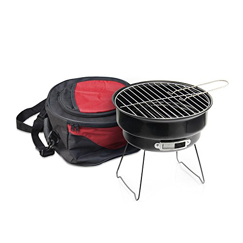 Portable Charcoal Barbeque Mini Grill with Cooler & CARRYBAG