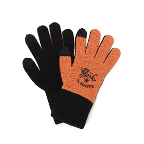 [イル ビゾンテ] ロゴ ニット グローブ 54_1_54202309582 1(レディース) オレンジ