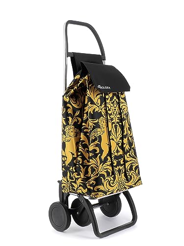 Carrello Portaspesa Rolser Saquet Gloria 4 Ruote - Oro e Nero
