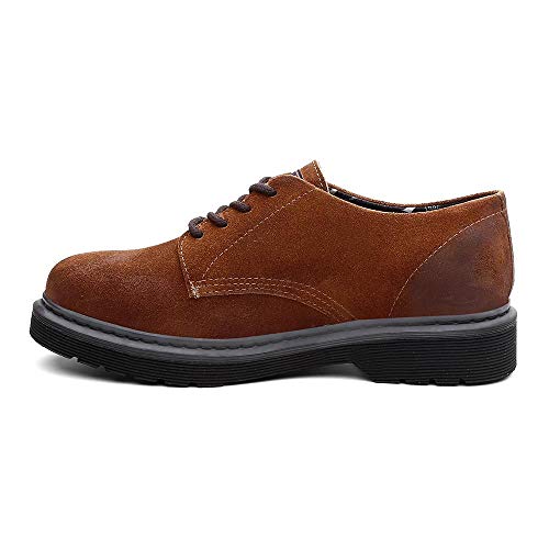 Sapato Casual Masculino Viena Camurça Trabalho Black Boots Caramelo 42