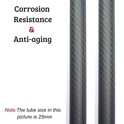 Cncarbonfiber TUBE-TM0000604350M 4Pcs Carbon Fiber Tube 6Mmx4Mmx350Mm,8/10/12/16/22/25/30Mm Available thumb #4