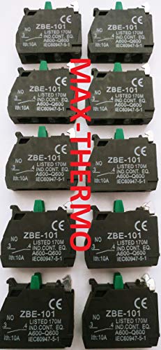 10 pcs of ZBE-101 N.O FITS for TELEMECANIQUE Schneider Contact Block