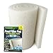 Aquatic Experts Classic Koi Pond Filter Pad FINE - 18 Inches by 72 Inches by 3/4" to 1 Inch - White Bulk Roll Pond Filter Media, Ultra-Durable Fish Pond Filter Material USA