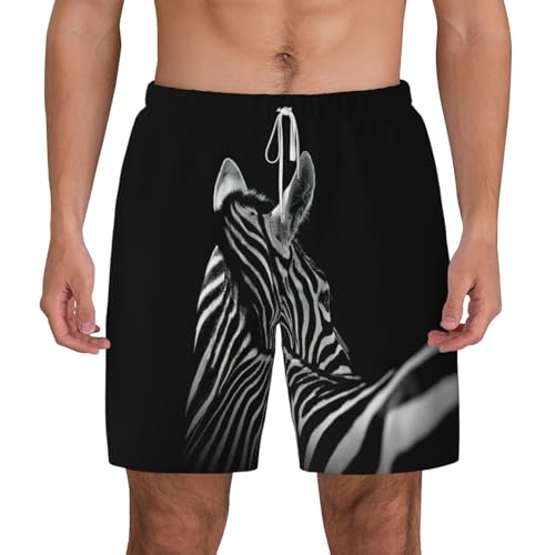 Short de bain zèbre noir et blanc idéal pour vos vacances au soleil