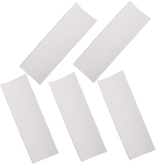 FUNOMOCYA 5 piezas Cinta Antideslizante para Fingerboard Cinta Adhesiva de Espuma Flexible y Elástica para Patineta de Dedos Accesorios Resistentes y Fáciles de Usar Color Blanco