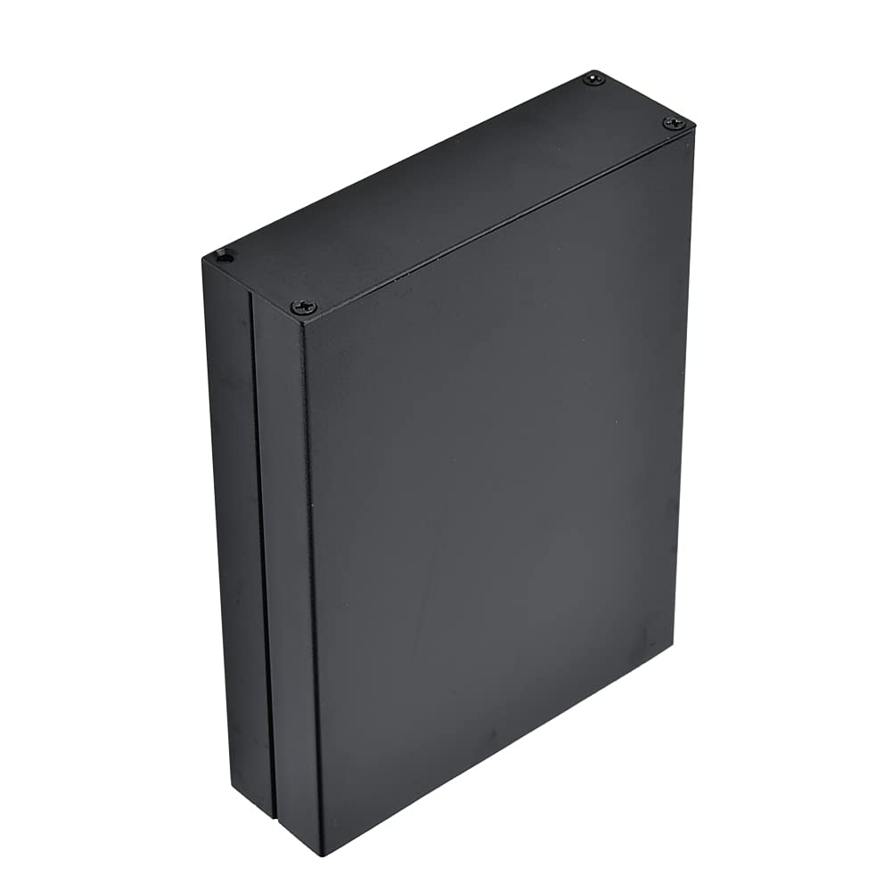 Electronic Project Box Heat Dissipation PCB Aluminum Enclosure Shielded Instrument Cooling Case Split Power Junction Box Electrical Distribution Boxes 33x114x150mm