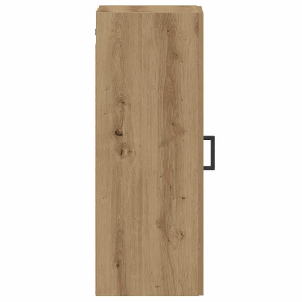 Armoire murale chêne artisanal 34,5x34x90 cm bois d ingénierie