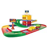 Play Tracks Garage auf Zwei Ebenen mit Fahrzeug und 3,4 m Spielstraße, ab 12 Monaten