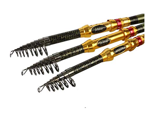 image for jaccer Fishing Rod Telescopic Fishing sea Rod Short Paragraph Carbon M