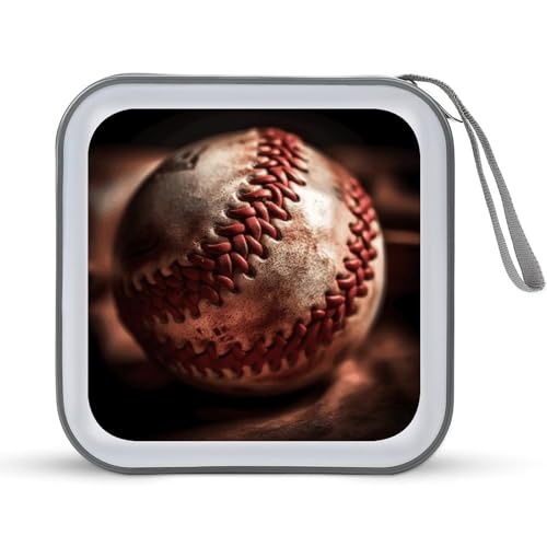 Pochette CD antichoc pour éviter les rayures - Étui rigide 40 DVD de baseball pour auto