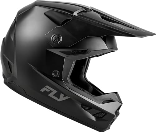 Fly Racing Kinetic Adult Off-Road Motorcycle Helmet – DOT/ECE Approved, Lightweight Dual-Density EPS, TFV Ventilation, Removable Liner – (Matte Black, Medium) - Thumbnail 4