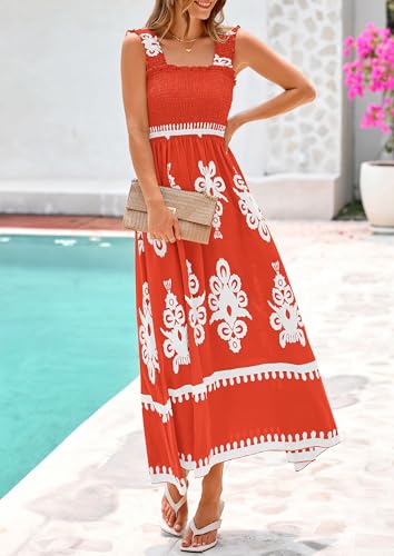 Image of PRETTYGARDEN Women's Sleveless Boho Maxi Dress