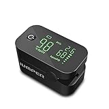 ♥【JUMPER Oxímetro de pulso digital 3 en 1】 -- Determine con precisión su SpO2 (nivel de saturación de oxígeno en la sangre), frecuencia de pulso e índice de perfusión. Un monitor le permite conocer su nivel de salud en cualquier momento y en cualquier lugar.
