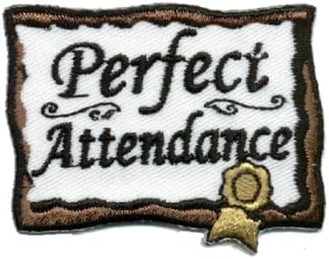 12 Pieces 2" Kids Activity Scouts Applique Fun Patches-Award and Recognition (Attendance-0359)