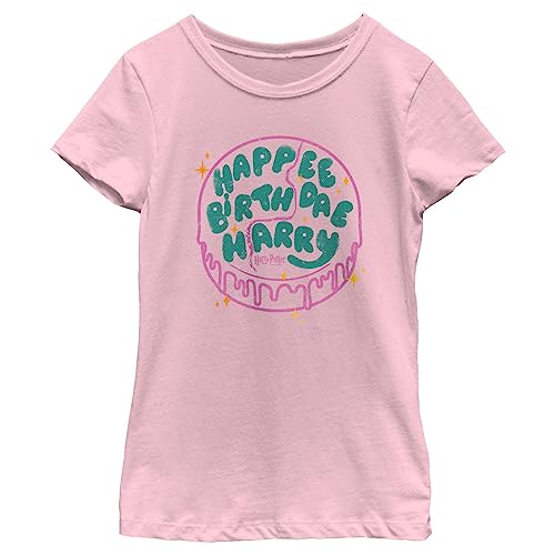 Girl's Harry Potter Happee Birthdae Cake T-Shirt