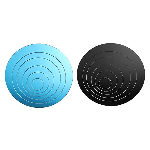 DOITOOL 2stücke Acryl Spiegel Kreis Wand Aufkleber Modern Wohnzimmer Schlafzimmer Wandkunst Dekoration Für Haus Küche Party Hochzeit