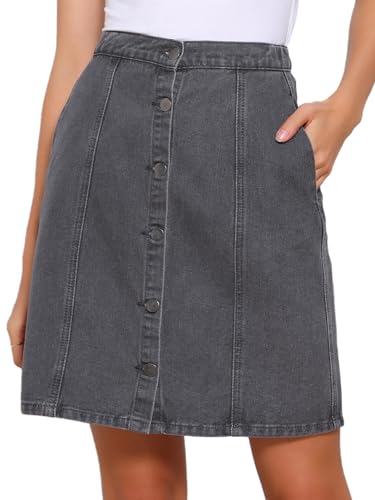 Robe Allegra K A-Line Trapèze pour Femme en Coupe Évasée Fluide
