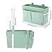 IGNPION Canvas Bettkasten Betttaschen Körbe Hängend Verstellbares Band Schlafsaal Bett Organizer Caddy Mehrzweck-Hängetasche (Grün)