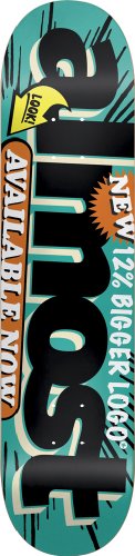 Planche Almost Presque 12-Percent Grand Logo de 19,1 cm de largeur