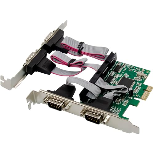 Carte PCIe série 4 ports RS-232 interface UART haut débit - 2