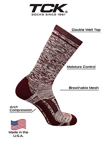 Image of TCK Sports Heathered Crew Socks