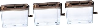 Tofficu 3Pcs Trituradora De Papel Manual Trituradora De Papel Trituradora Portátil Trituradora De Escritório Mini Trituradora Trituradora De Mesa Máquina De Corte De Documentos