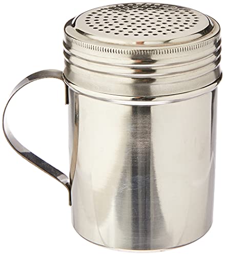 Polvilhador Em Inox 10oz / 300ml Cor:Prata