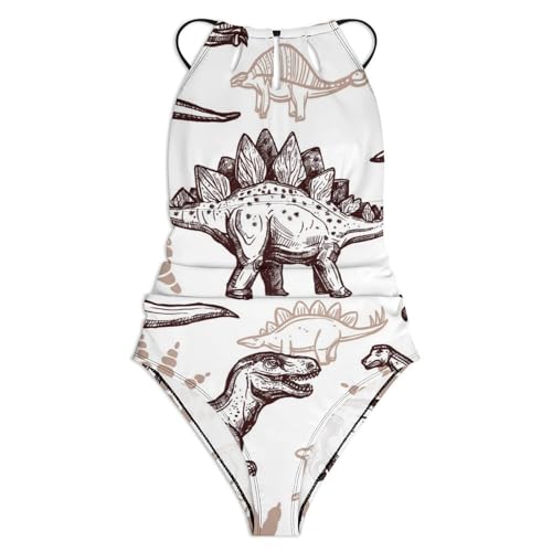 Maillot de bain une pièce dinosaure : l'effet ventre plat idéal pour la plage - 3