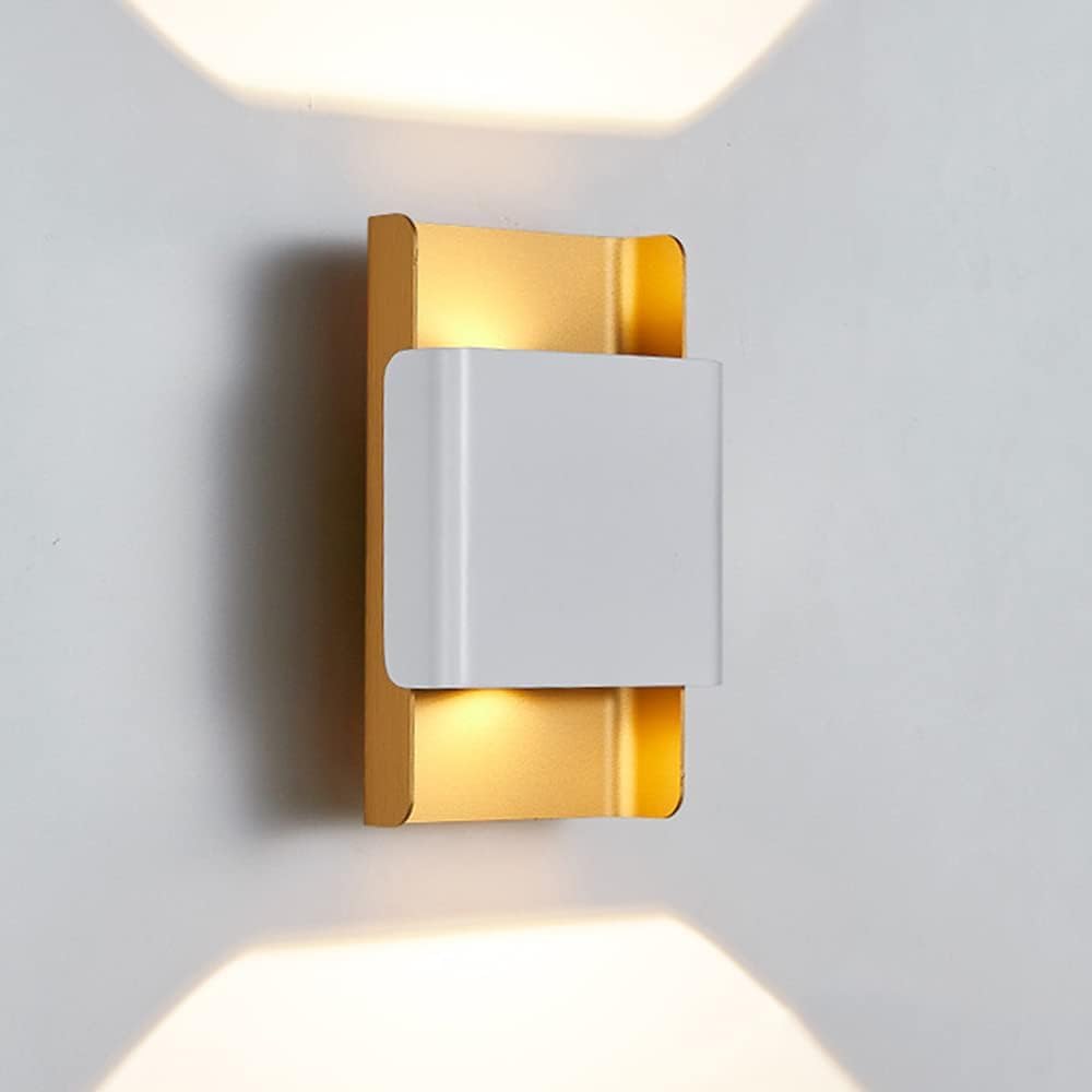 IVEKYKIBC Minimalist Wall Lamps丨Hotel Living Room Lighting Fixtures丨led Aluminum Bedroom Bedside Sconces丨Corridor Aisle - Lamp Light Up and Down Chandelier