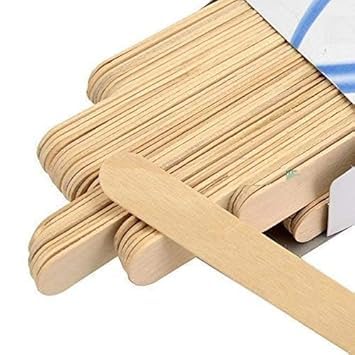 MF Wood Smooth Finish Disposable Wooden Wax Knife Wax Sticks For Waxing Wax Knife/Spatulas/Applicators Ice Cream Craft Sticks for School Projects 100 pcs Box (B0DG2FY8FD) Amazon Price History, Amazon Price Tracker