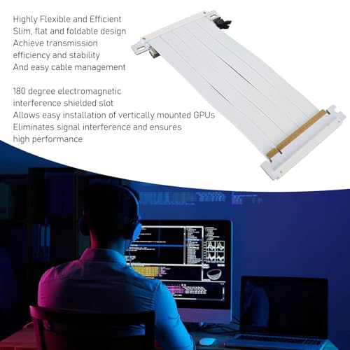 Câble Riser PCIE 4.0 X16 40cm pour cartes graphiques RTX 4090 et RX 7000