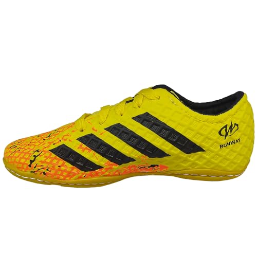 Chuteira Infantil Futsal Futebol de Salão Runway Amarela Tamanho:36;Cor:Amarelo