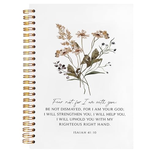 Carnet de notes chrétien BearCake floral pour l'étude biblique